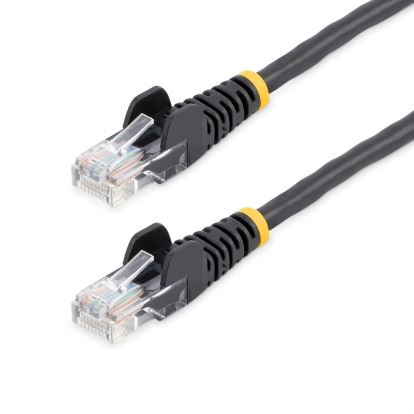 StarTech.com 6 ft Black Snagless Category 5e (350 MHz) UTP Patch Cable networking cable 72" (1.83 m)1