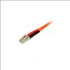 StarTech.com 50FIBLCSC1 fiber optic cable 39.4" (1 m) LC SC OM2 Orange2