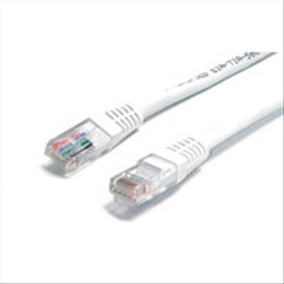 StarTech.com 2 ft White Molded Category 5e (350 MHz) UTP Patch Cable networking cable 24" (0.61 m)1