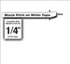 Brother TZe211 label-making tape Black on white TZe5