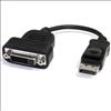 StarTech.com DP2DVIS video cable adapter DisplayPort DVI-D Black1