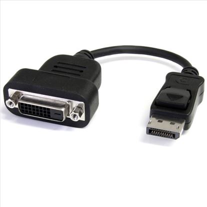StarTech.com DP2DVIS video cable adapter DisplayPort DVI-D Black1