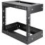 Picture of StarTech.com RK812WALLOA rack cabinet 8U Wall mounted rack Black