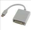 Unirise 6.5" Mini DisplayPort - DVI m/f 6.3" (0.16 m) White1