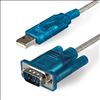 StarTech.com ICUSB232SM3 cable gender changer DB-9 USB 2.0 A Blue, Transparent1