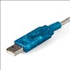 StarTech.com ICUSB232SM3 cable gender changer DB-9 USB 2.0 A Blue, Transparent2