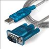 StarTech.com ICUSB232SM3 cable gender changer DB-9 USB 2.0 A Blue, Transparent3
