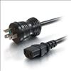 C2G 48000 power cable Black 295.3" (7.5 m) NEMA 5-15P C13 coupler1