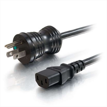 C2G 48000 power cable Black 295.3" (7.5 m) NEMA 5-15P C13 coupler1