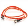C2G 11093 fiber optic cable 157.5" (4 m) ST/BFOC Orange2