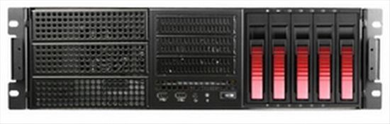 iStarUSA E306L-B5RD computer case Rack Black, Red1