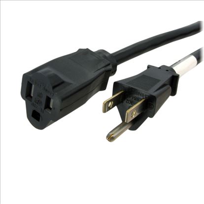 StarTech.com PAC10120 power cable Black 240.2" (6.1 m) NEMA 5-15P NEMA 5-15R1