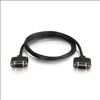 C2G 52152 serial cable Black 300" (7.62 m) DB9 F1