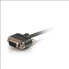 C2G 52152 serial cable Black 300" (7.62 m) DB9 F2
