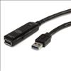 StarTech.com USB3AAEXT5M USB cable 196.9" (5 m) USB 3.2 Gen 1 (3.1 Gen 1) USB A Black1