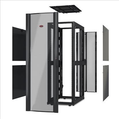 APC NetShelter SX 42U Freestanding rack Black1