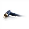 C2G 25ft Velocity Right Angled audio cable 300" (7.62 m) RCA Blue3