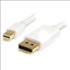 StarTech.com MDP2DPMM2MW DisplayPort cable 78.7" (2 m) mini DisplayPort White1