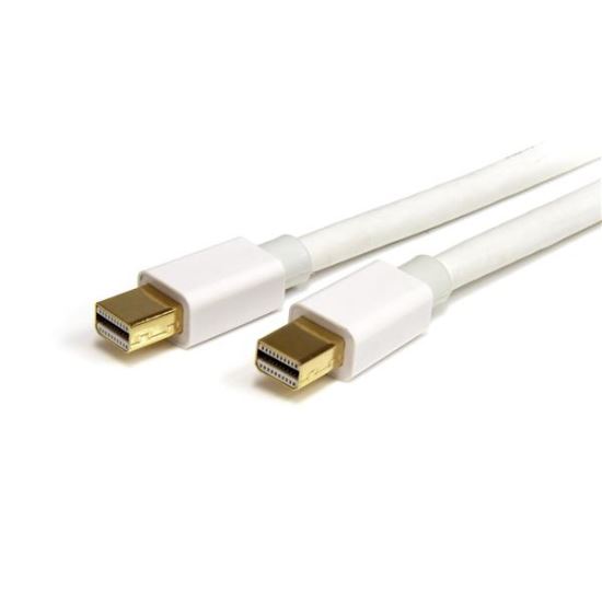 StarTech.com MDPMM2MW DisplayPort cable 78.7" (2 m) mini DisplayPort White1