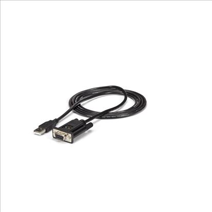 StarTech.com ICUSB232FTN serial cable Black 66.9" (1.7 m) USB Type-A DB-91