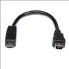 StarTech.com UUSBMUSBMF6 USB cable 5.91" (0.15 m) Mini-USB B Micro-USB A Black1