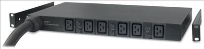 APC Basic Rack PDU AP7526 power distribution unit (PDU) 6 AC outlet(s) 1U Black1