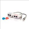 C2G 37049 cable gender changer RJ-45 Male RJ-45 female Blue, Red, White1