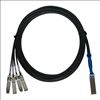 Chelsio QSFP+ / 4xSFP+, 3m InfiniBand cable 118.1" (3 m) QSFP+ 4 x SFP+1