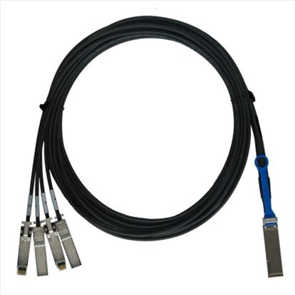 Chelsio QSFP+ / 4xSFP+, 3m InfiniBand cable 118.1" (3 m) QSFP+ 4 x SFP+1