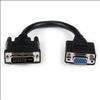 StarTech.com DVIVGAMF8IN video cable adapter 7.99" (0.203 m) DVI-I VGA Black1