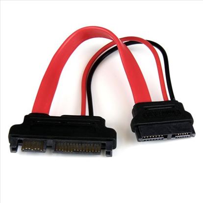StarTech.com SLSATAADAP6 SATA cable 6" (0.152 m) Slimline SATA 13 pin SATA 7+15 pin Red1