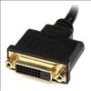 StarTech.com HDDVIMF8IN video cable adapter 7.87" (0.2 m) HDMI DVI-D Black3