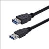 StarTech.com USB3SEXT1MBK USB cable 39.4" (1 m) USB 3.2 Gen 1 (3.1 Gen 1) USB A Black1