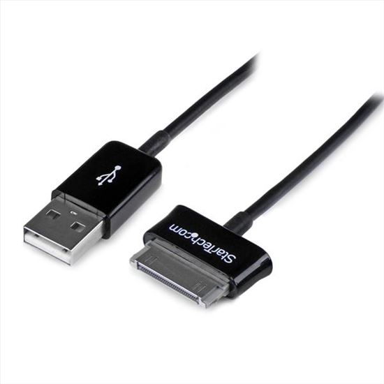 StarTech.com USB2SDC2M mobile phone cable Black 78.7" (2 m) USB A Samsung 30-pin1