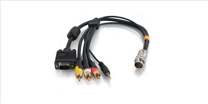 Accu-Tech 2212-60018-002 audio cable 18" (0.457 m) VGA (D-Sub) + 3.5mm RCA Black1