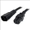 StarTech.com PXTC14C153 power cable Black 35.4" (0.9 m) C14 coupler C15 coupler1