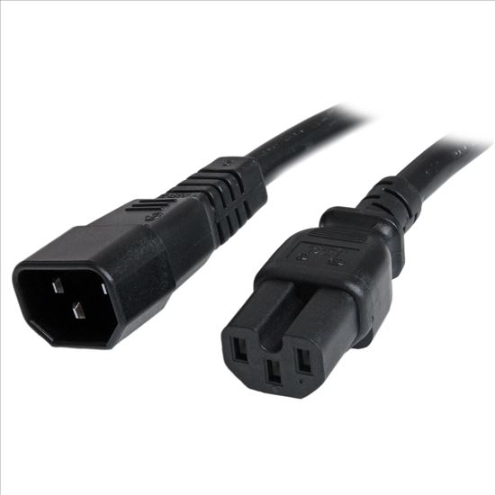 StarTech.com PXTC14C153 power cable Black 35.4" (0.9 m) C14 coupler C15 coupler1