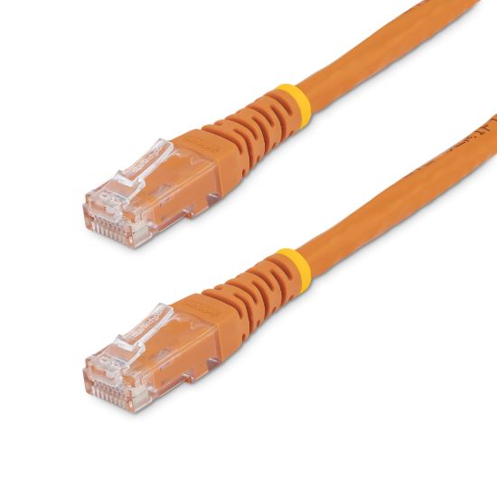 StarTech.com C6PATCH100OR networking cable Orange 1200.8" (30.5 m) Cat6 U/UTP (UTP)1