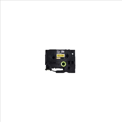 Brother HGE6515PK label-making tape Black on yellow HSe/HGe/TZe1