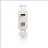 C2G 39702 cable gender changer HDMI F, USB-B F HDMI F, USB-A F White2