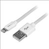 StarTech.com USBLT2MW lightning cable 78.7" (2 m) White2