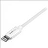 StarTech.com USBLT1MW lightning cable 39.4" (1 m) White2