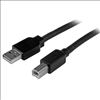 StarTech.com 15m USB 2.0, M/M USB cable 590.6" (15 m) USB A USB B Aluminum, Black2