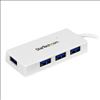 StarTech.com ST4300MINU3W interface hub USB 3.2 Gen 1 (3.1 Gen 1) Type-A 5000 Mbit/s White2