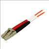 StarTech.com 50FIBPLCST1 fiber optic cable 39.4" (1 m) LC ST OM2 Orange2