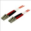 StarTech.com 50FIBPLCLC3 fiber optic cable 118.1" (3 m) LC OM2 Orange1