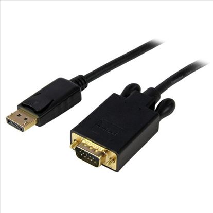 StarTech.com DP2VGAMM6B video cable adapter 70.9" (1.8 m) DisplayPort VGA (D-Sub) Black1