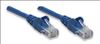 Intellinet RJ-45 Male / RJ-45 Male, 1.5 ft. (0.5 m), Blue networking cable 19.7" (0.5 m) Cat5e U/UTP (UTP)1