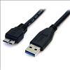 StarTech.com USB3AUB50CMB USB cable 19.7" (0.5 m) USB 3.2 Gen 1 (3.1 Gen 1) USB A Micro-USB B Black1