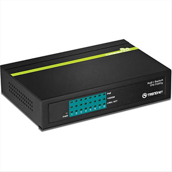 Trendnet TPE-TG80G network switch Power over Ethernet (PoE) Black1